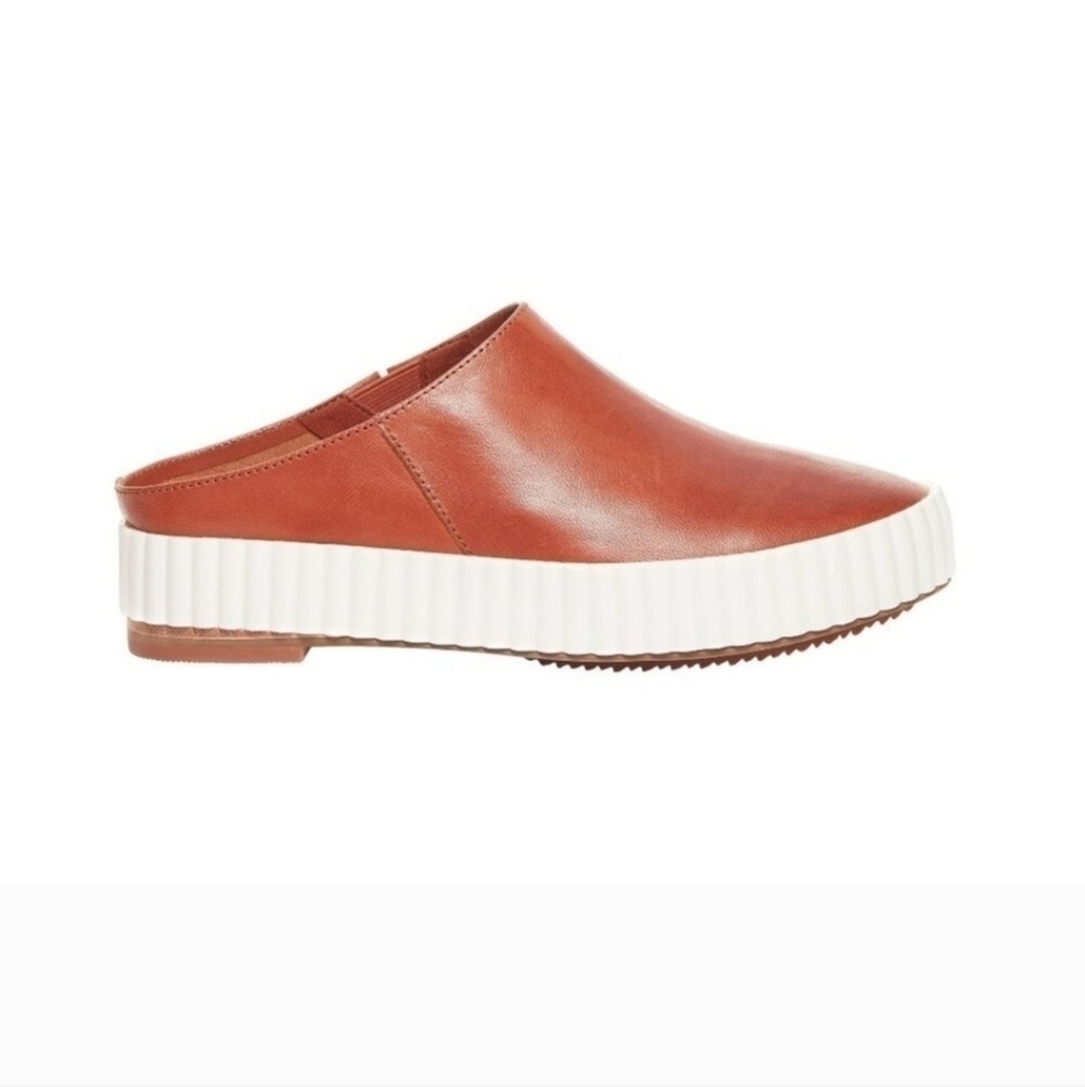 Kelsi Dagger Brooklyn Mille Leather Slip On Mules Size 6